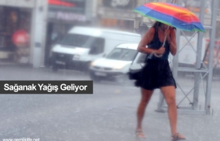 Meteoroloji Uyardı! Sağanak Yağış Geliyor